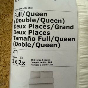 IKEA Ofelia Vas Full/Queen comforter cover and 2 pillow cases